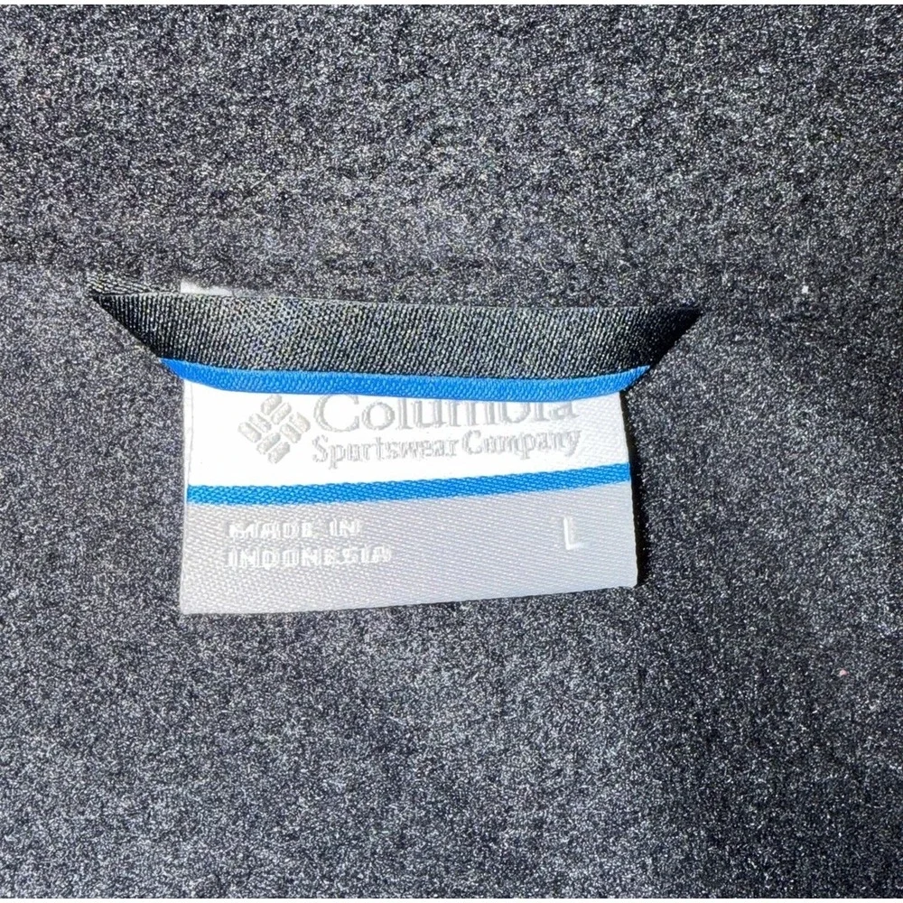 Columbia Sportswear Company Full Zip Fleece Jacket Omni Heat‎ Technology Black L
